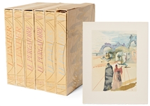 Complete Set of 100 Woodblocks from Salvador Dalis Divine Comedy -- Near Fine Condition