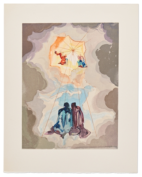 Complete Set of 100 Woodblocks from Salvador Dali's ''Divine Comedy'' -- Near Fine Condition