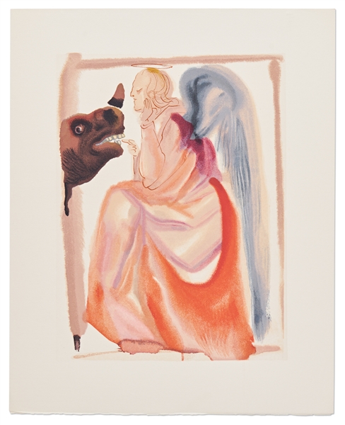 Complete Set of 100 Woodblocks from Salvador Dali's ''Divine Comedy'' -- Near Fine Condition