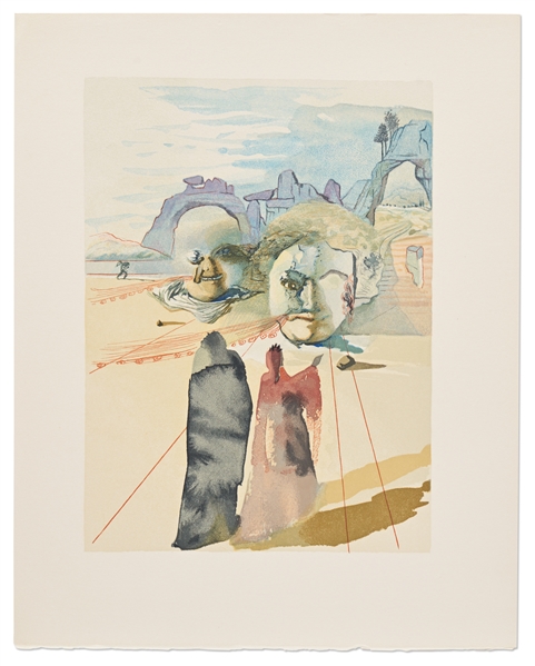 Complete Set of 100 Woodblocks from Salvador Dali's ''Divine Comedy'' -- Near Fine Condition
