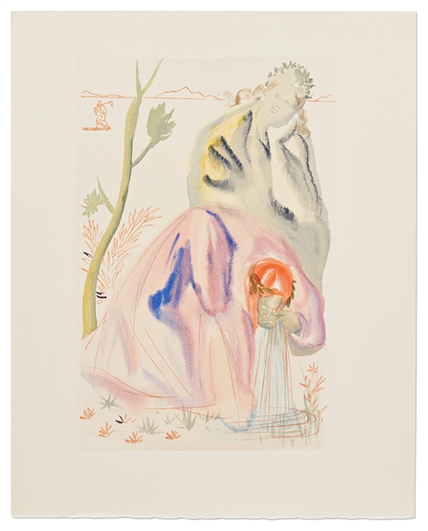 Complete Set of 100 Woodblocks from Salvador Dali's ''Divine Comedy'' -- Near Fine Condition