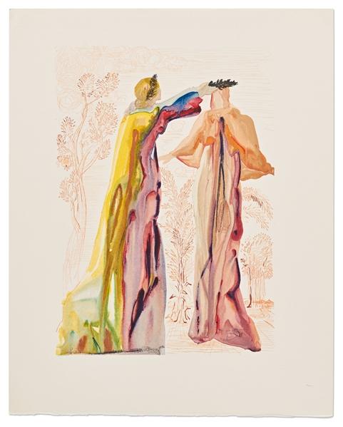 Complete Set of 100 Woodblocks from Salvador Dali's ''Divine Comedy'' -- Near Fine Condition
