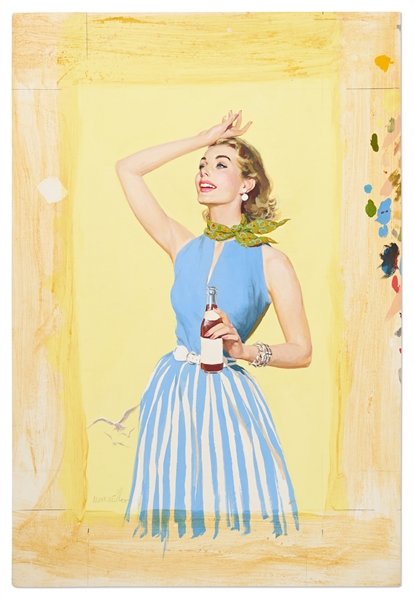 Marshall Dawson Miller Advertising Artwork for Pepsi