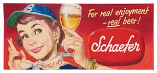 Marshall Dawson Miller Advertising Artwork for Schaefer Beer
