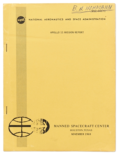 Apollo 11 Mission Report -- Dated November 1969