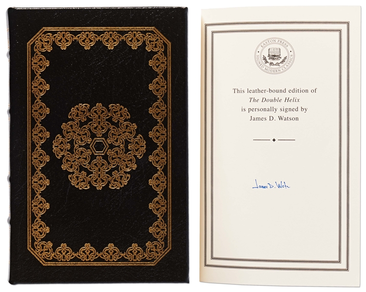 James Watson Signed Deluxe Edition of ''The Double Helix''
