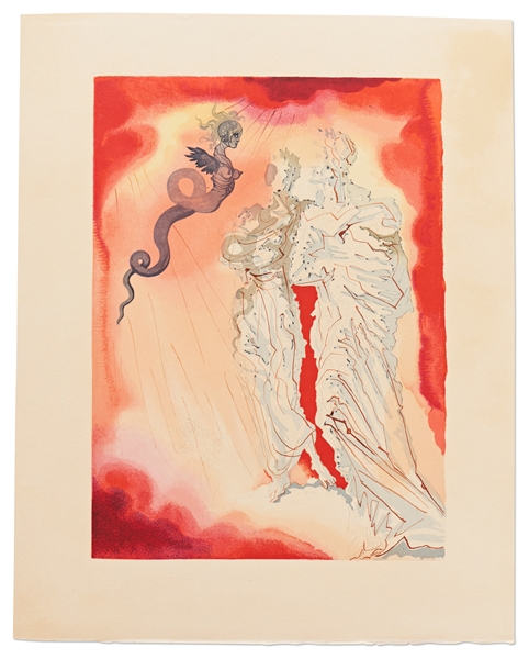 Complete Set of 100 Woodblocks from Salvador Dali's ''Divine Comedy'' Limited Edition -- Near Fine Condition