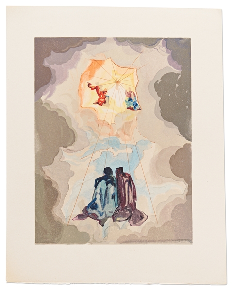 Complete Set of 100 Woodblocks from Salvador Dali's ''Divine Comedy'' Limited Edition -- Near Fine Condition