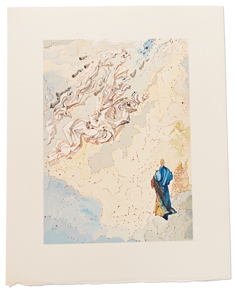 Complete Set of 100 Woodblocks from Salvador Dali's ''Divine Comedy'' Limited Edition -- Near Fine Condition