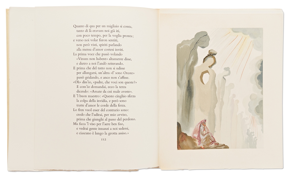 Complete Set of 100 Woodblocks from Salvador Dali's ''Divine Comedy'' Limited Edition -- Near Fine Condition
