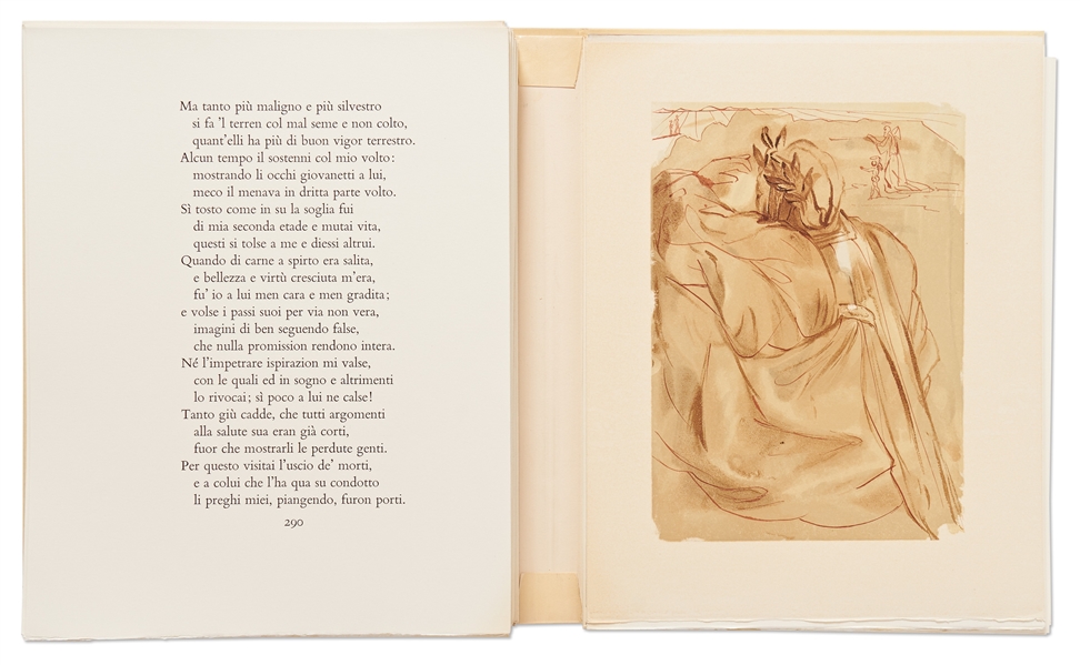Complete Set of 100 Woodblocks from Salvador Dali's ''Divine Comedy'' Limited Edition -- Near Fine Condition