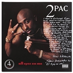 2Pac All Eyez on Me Album Signed by Photographer Ken Nahoum Who Describes How He Captured the Revealing Photos of Tupac