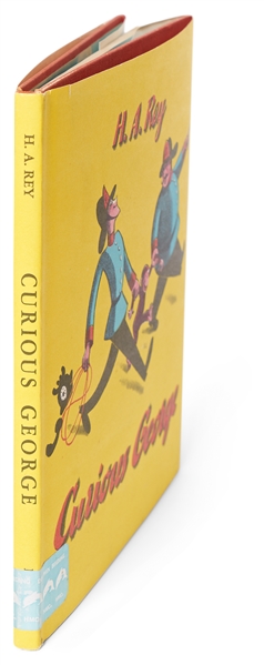 H.A. Rey and Margret Rey Signed First Edition of ''Curious George'' with H.A. Rey Also Drawing an Illustration of the Curious Monkey -- With PSA/DNA COA