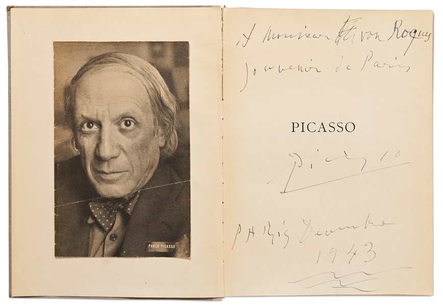 Pablo Picasso Signed First U.S. Edition of the Art Book ''Picasso'' by Jean Cassou