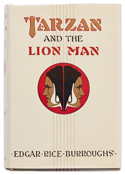 Edgar Rice Burroughs Signed First Edition, First Printing of ''Tarzan and the Lion Man''