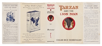 Edgar Rice Burroughs Signed First Edition, First Printing of ''Tarzan and the Lion Man''