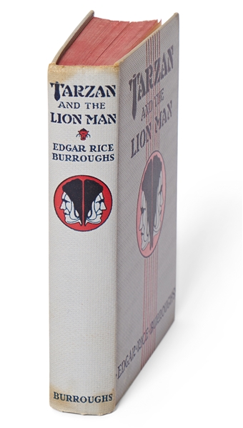Edgar Rice Burroughs Signed First Edition, First Printing of ''Tarzan and the Lion Man''