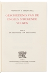 Winston Churchill Signed First Dutch Edition of His Classic Work, ''A History of the English-Speaking Peoples'' -- Without Inscription