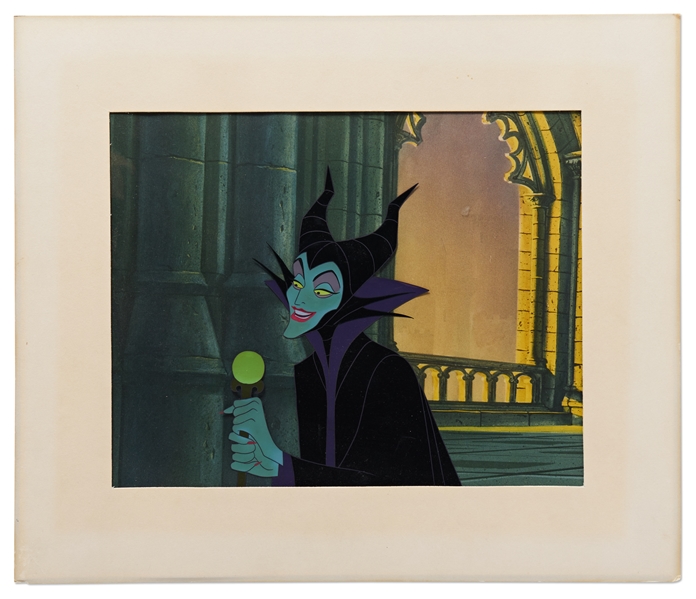 Disney Animation Cel of Maleficent from ''Sleeping Beauty'' -- Near Fine Condition