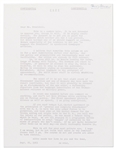 Harry Truman Autograph Letter Signed to Dean Acheson -- Candid Letter Critiques the Kennedy Administration's Response to the Berlin Crisis of 1961 at the Height of the Cold War