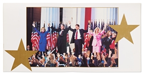 Clinton 1993 Presidential Inaugural Gala Program Signed by 23 Famous Attendees -- Signatures Include Jack Nicholson, Aretha Franklin, Jack Lemmon, Barbra Streisand, Chuck Berry & More