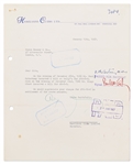 Lot of Three Documents Signed by The Beatles -- Includes 1967 Club Bill Approved for Payment by Paul McCartney