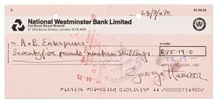 Lot of Three Documents Signed by The Beatles -- Includes 1967 Club Bill Approved for Payment by Paul McCartney