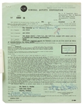 Rare Contract for Buddy Holly and The Crickets from 1957