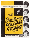 Rolling Stones Promotional Program from 1964 Signed by All Five Members Including Brian Jones -- With Heritage COA