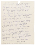 Edvard Munch Letter Signed with Additional Handwritten Postscript -- In Late 1929, Munch Reaches Out to Art Collectors