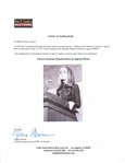Gloria Steinem Handwritten 16'' x 20'' Photo with Her Thoughts on the Women's Rights Movement -- ''...It really is a revolution...''