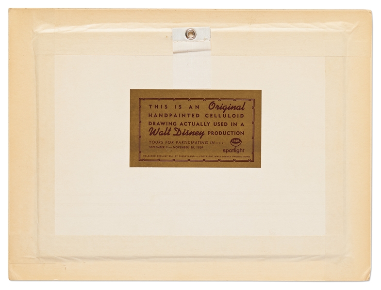 Disney Animation Screen-Used Cel from ''Sleeping Beauty'' of King Hubert
