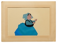 Disney Animation Screen-Used Cel from Sleeping Beauty of Fairy Godmother Merryweather
