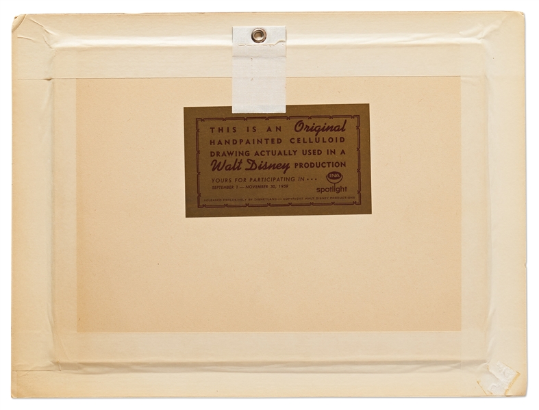 Disney Animation Screen-Used Cel