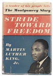 Martin Luther King Signed First Edition, First Printing of ''Stride Toward Freedom'' in Original Dust Jacket -- Bold Signature Without Inscription -- Scarce