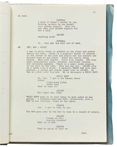 Abby Mann Written Screenplay for ''The Detective'', the 1968 Film Starring Frank Sinatra