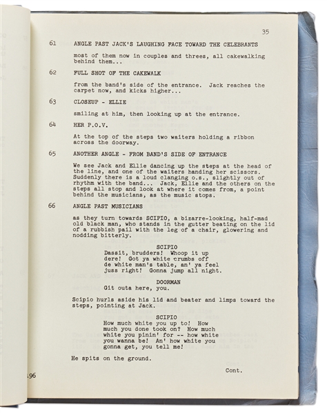 Screenplay for the 1970 Film ''The Great White Hope''
