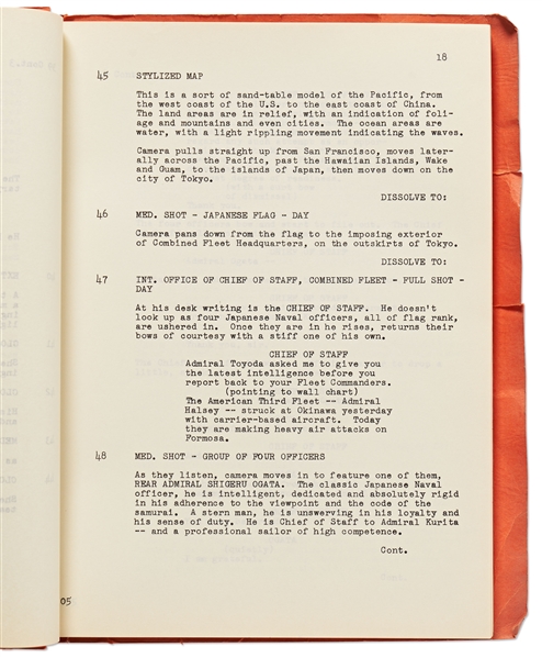 Unproduced 20th Century Fox Screenplay by ''Patton'' Screenwriter Edmund H. North, Titled ''The Battle of Leyte Gulf''
