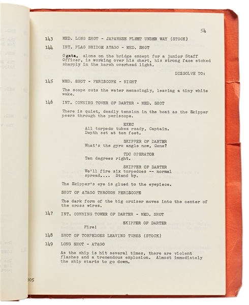 Unproduced 20th Century Fox Screenplay by ''Patton'' Screenwriter Edmund H. North, Titled ''The Battle of Leyte Gulf''