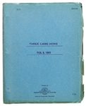 Script from the 1950 Film Three Came Home, Written by Academy Award Nominated Screenwriter Nunnally Johnson