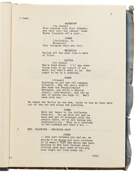 Ernest Lehman Written 1959 Screenplay ''From the Terrace'' Starring Paul Newman & Joanne Woodward