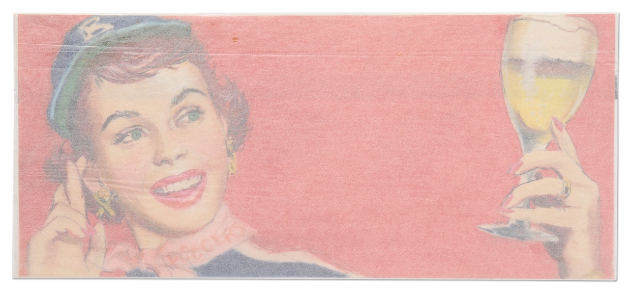 Marshall Dawson Miller Advertising Artwork for Schaefer Beer