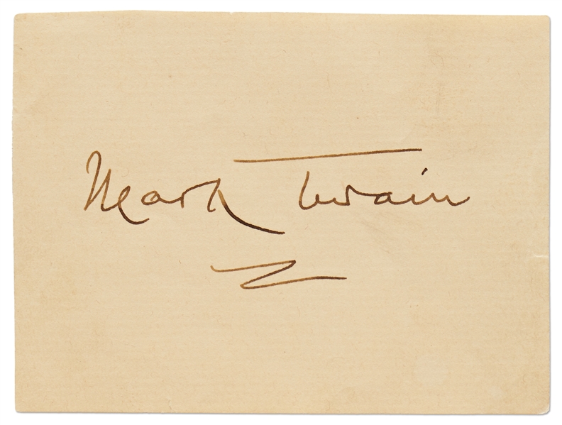 Mark Twain Signature