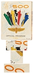 Indianapolis 500 Program Signed from 1967 -- Includes Signatures of Winner A.J. Foyt, Jim Clark, Dan Gurney & 15 Others