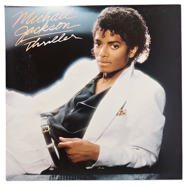 Michael Jackson ''Thriller'' Album with Handwritten Memory of How the Famous Photos Were Captured by Photographer Dick Zimmerman