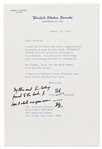 Robert F. Kennedy Letter Signed & Additional Autograph Note Signed
