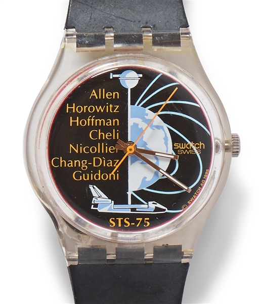 NASA Astronaut Jeffrey Hoffman Space Flown Mission Watch -- Flown on STS-75 Columbia