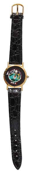 NASA Astronaut Jeffrey Hoffman Space Worn Mission Watch -- Flown on STS-46 Atlantis and Shown in NASA Photos S46-13-015 & 016