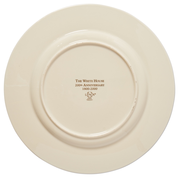 Bill Clinton 200th Anniversary White House China Dinner Plate