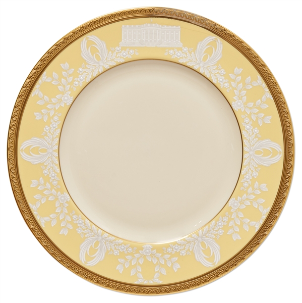 Bill Clinton 200th Anniversary White House China Dessert Plate